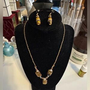 Tiger’s Eye Jewelry Set